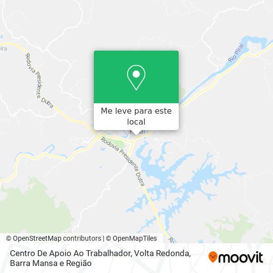 Centro De Apoio Ao Trabalhador mapa