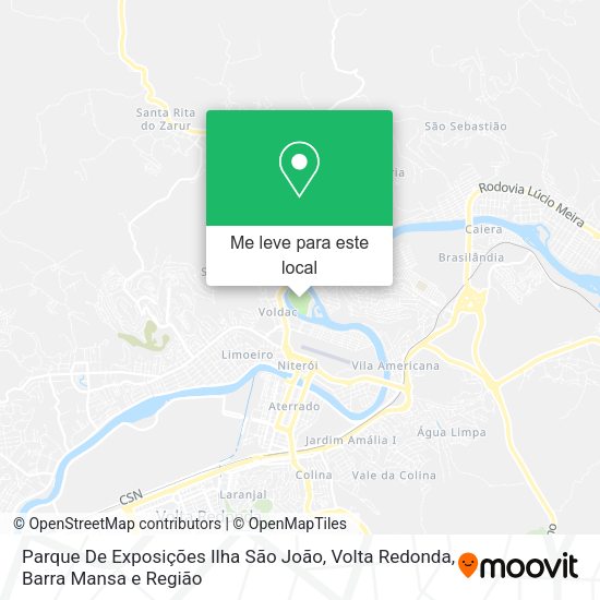 Parque De Exposições Ilha São João mapa