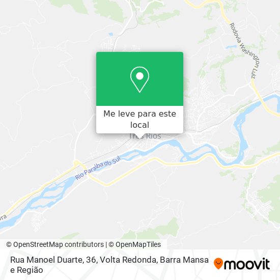 Rua Manoel Duarte, 36 mapa