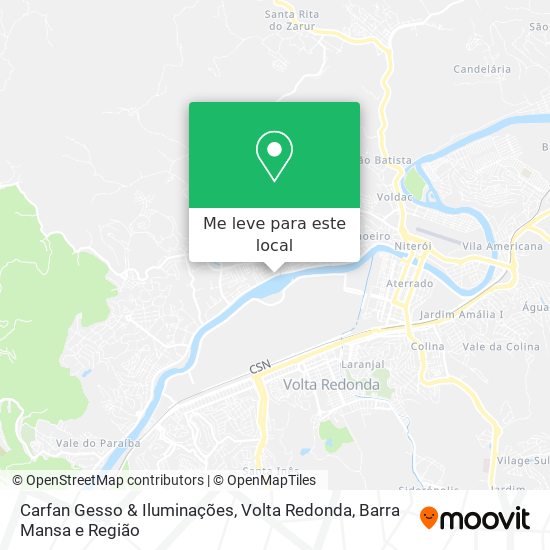 Carfan Gesso & Iluminações mapa