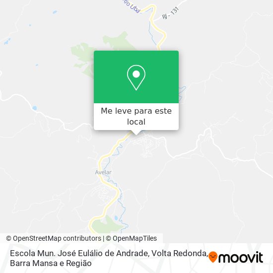 Escola Mun. José Eulálio de Andrade mapa
