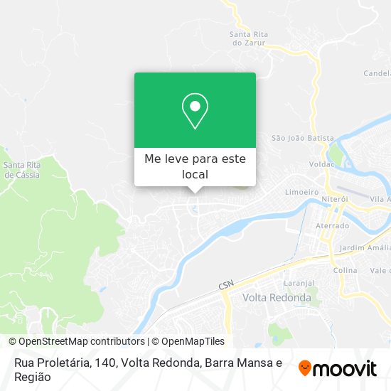 Rua Proletária, 140 mapa