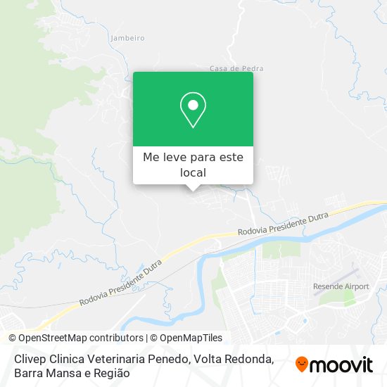 Clivep Clinica Veterinaria Penedo mapa