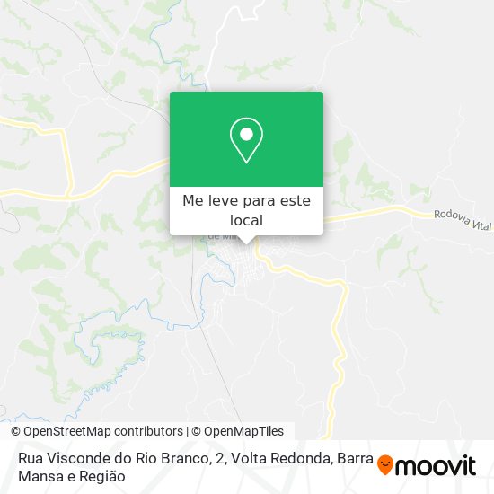 Rua Visconde do Rio Branco, 2 mapa