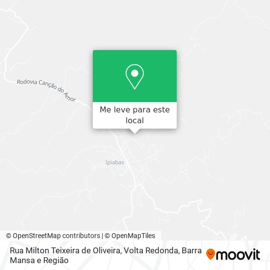 Rua Milton Teixeira de Oliveira mapa