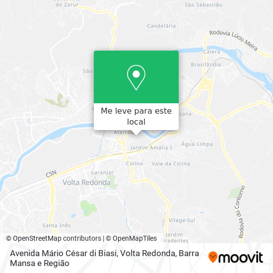 Avenida Mário César di Biasi mapa