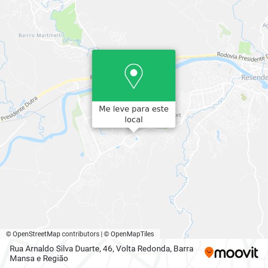 Rua Arnaldo Silva Duarte, 46 mapa