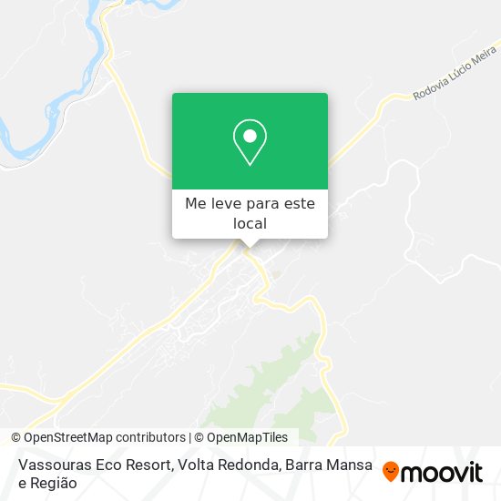 Vassouras Eco Resort mapa