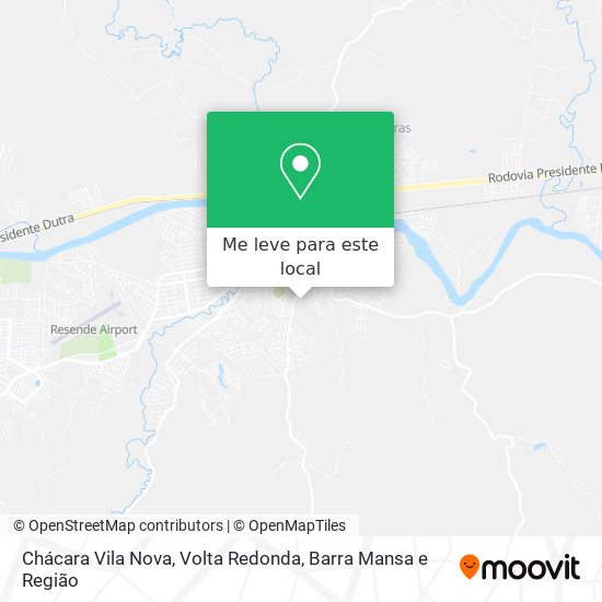 Chácara Vila Nova mapa