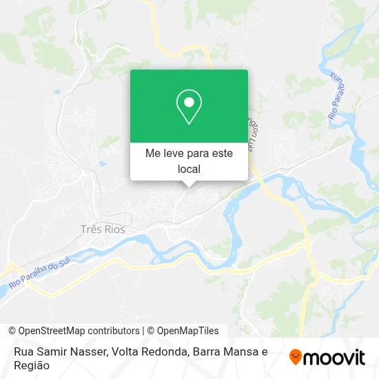 Rua Samir Nasser mapa