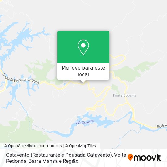 Catavento (Restaurante e Pousada Catavento) mapa