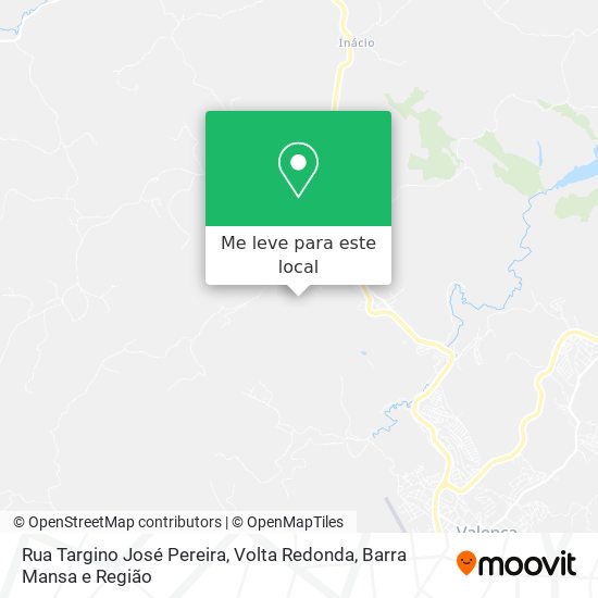 Rua Targino José Pereira mapa