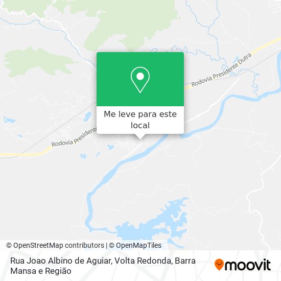 Rua Joao Albino de Aguiar mapa