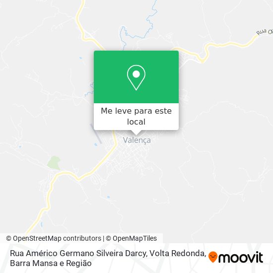 Rua Américo Germano Silveira Darcy mapa