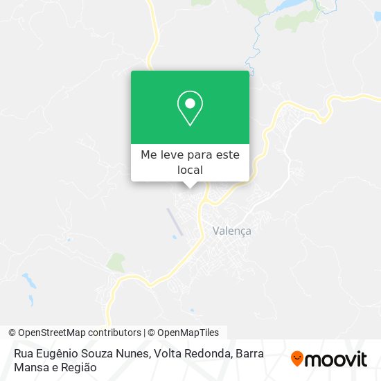 Rua Eugênio Souza Nunes mapa
