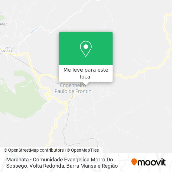 Maranata - Comunidade Evangelica Morro Do Sossego mapa