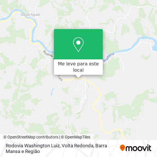 Rodovia Washington Luiz mapa