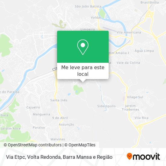 Via Etpc mapa