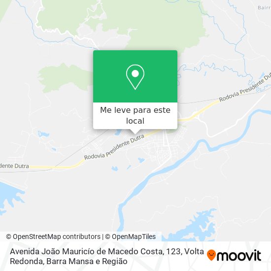 Avenida João Mauricío de Macedo Costa, 123 mapa