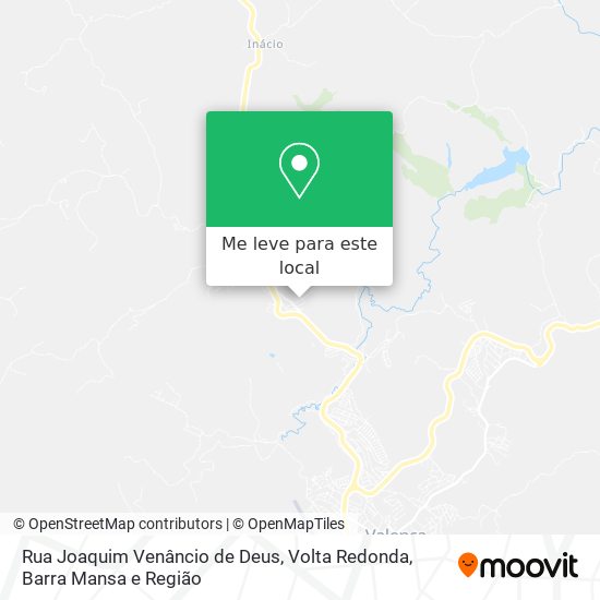 Rua Joaquim Venâncio de Deus mapa