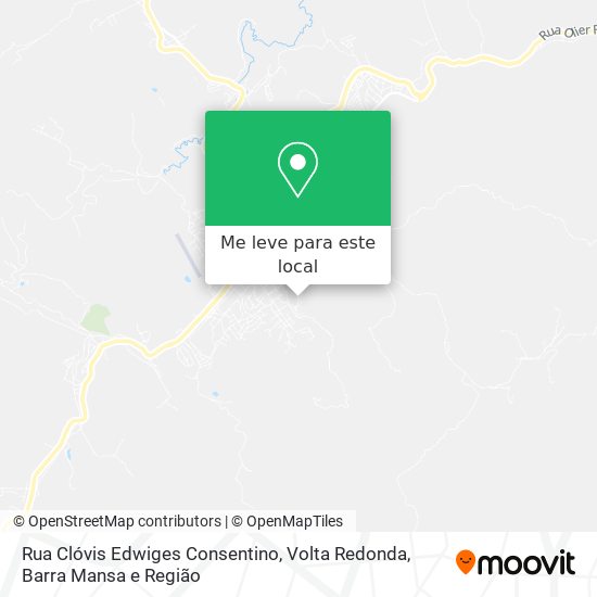Rua Clóvis Edwiges Consentino mapa