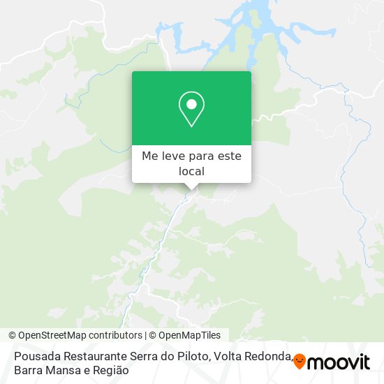 Pousada Restaurante Serra do Piloto mapa