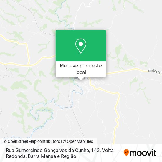 Rua Gumercindo Gonçalves da Cunha, 143 mapa