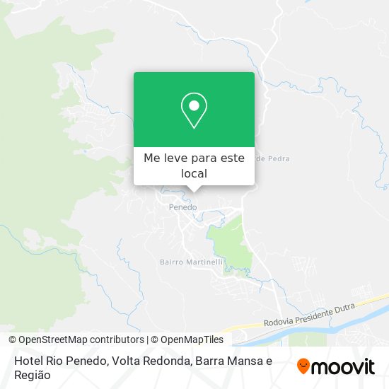 Hotel Rio Penedo mapa