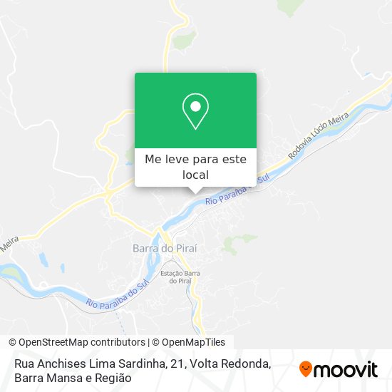 Rua Anchises Lima Sardinha, 21 mapa