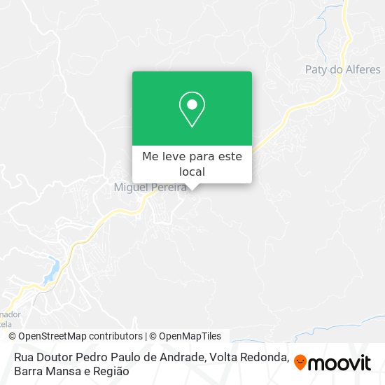 Rua Doutor Pedro Paulo de Andrade mapa