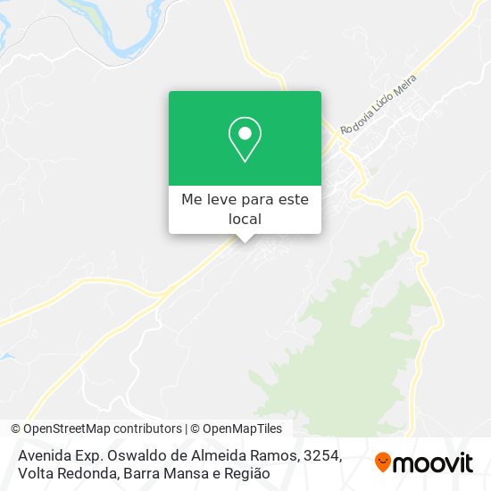 Avenida Exp. Oswaldo de Almeida Ramos, 3254 mapa