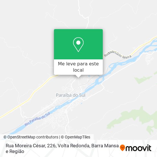 Rua Moreira César, 226 mapa