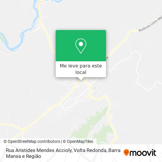 Rua Aristides Mendes Accioly mapa