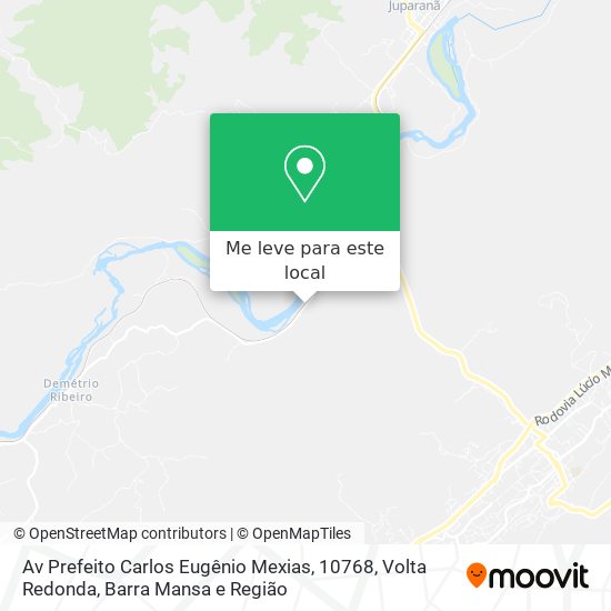 Av Prefeito Carlos Eugênio Mexias, 10768 mapa