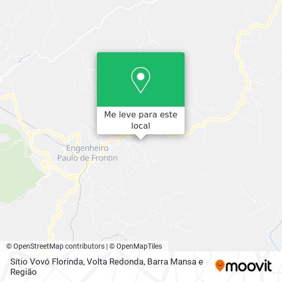 Sítio Vovó Florinda mapa