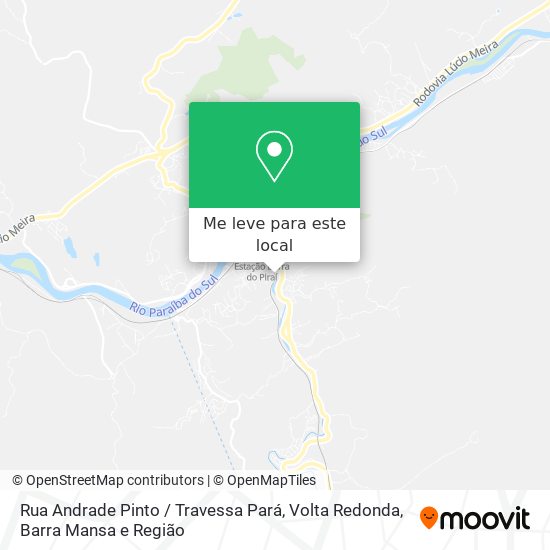Rua Andrade Pinto / Travessa Pará mapa