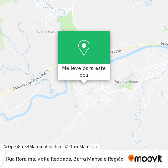 Rua Roraima mapa