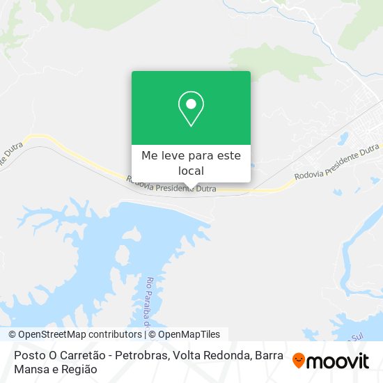 Posto O Carretão - Petrobras mapa