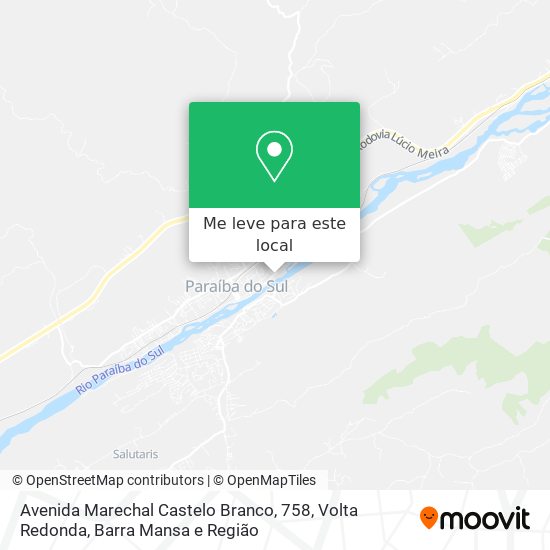 Avenida Marechal Castelo Branco, 758 mapa