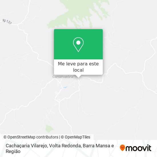 Cachaçaria Vilarejo mapa
