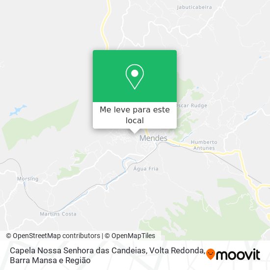 Capela Nossa Senhora das Candeias mapa