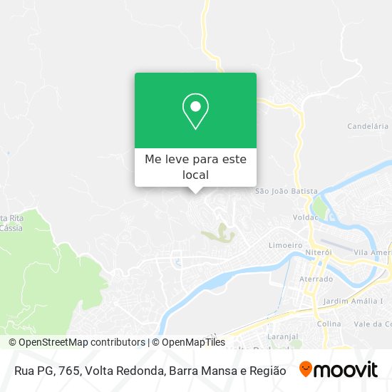 Rua PG, 765 mapa