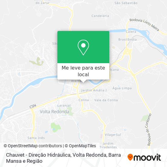 Chauvet - Direção Hidráulica mapa