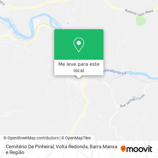 Cemitério De Pinheiral mapa