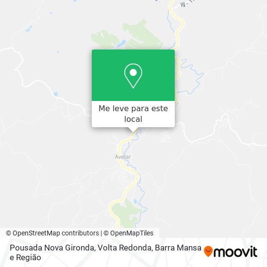 Pousada Nova Gironda mapa