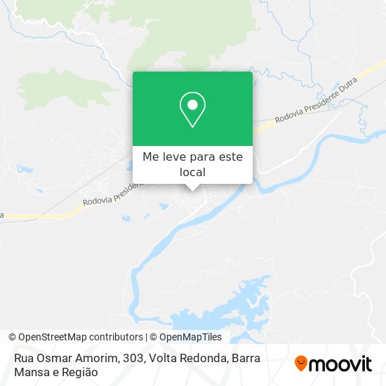 Rua Osmar Amorim, 303 mapa
