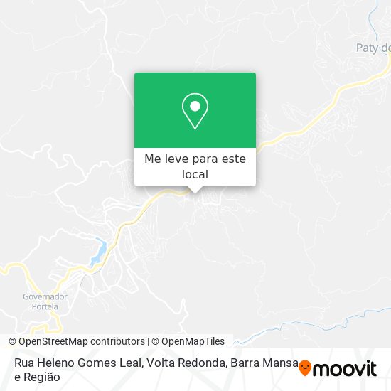 Rua Heleno Gomes Leal mapa