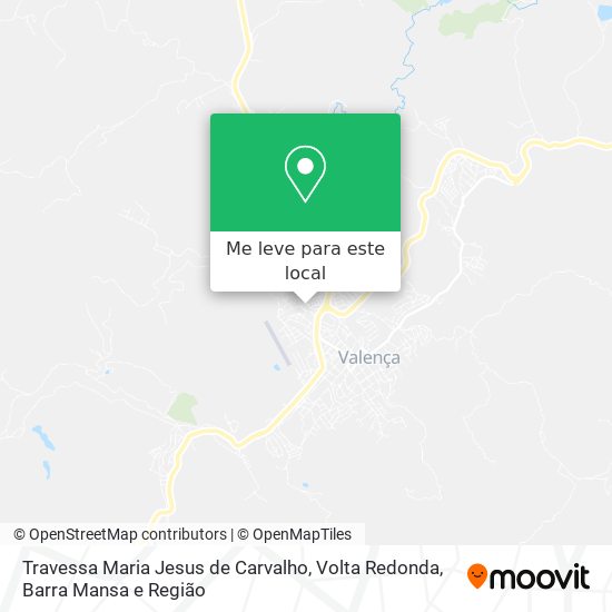 Travessa Maria Jesus de Carvalho mapa
