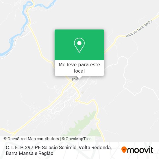 C. I. E. P. 297 PE Salásio Schimid mapa