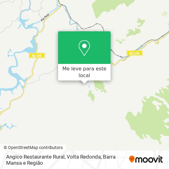 Angico Restaurante Rural mapa